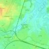 Carte topographique Blumenau, altitude, relief