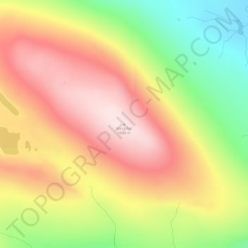Carte topographique Vangshøi, altitude, relief