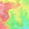 Carte topographique Rufosses, altitude, relief