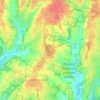 Carte topographique Forte Bravetta, altitude, relief