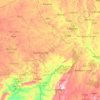Carte topographique Est, altitude, relief