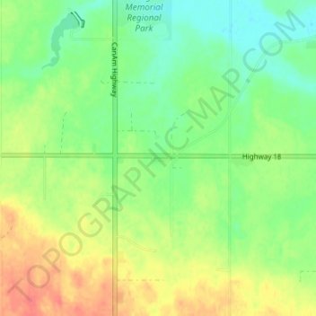 Carte topographique Oungre, altitude, relief