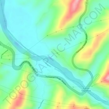 Carte topographique MARTA, altitude, relief