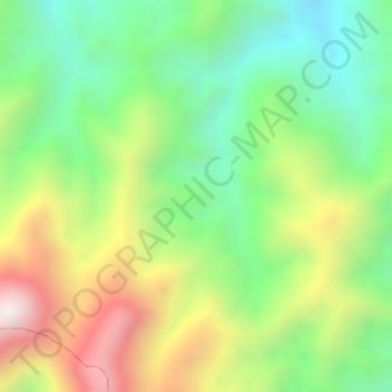 Carte topographique Buena Ventura, altitude, relief