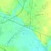 Carte topographique Lumberton, altitude, relief