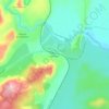 Carte topographique Estación de Vadollano, altitude, relief