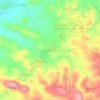 Carte topographique El Halat الحلات, altitude, relief