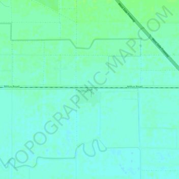 Carte topographique Gulf, altitude, relief