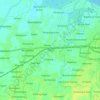 Carte topographique Tirto, altitude, relief