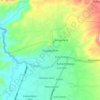 Carte topographique Gogagoman, altitude, relief