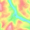 Carte topographique Risingville, altitude, relief