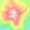 Carte topographique جبل شيخا دار, altitude, relief