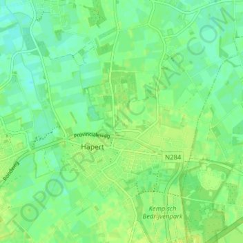 Carte topographique Lemel, altitude, relief