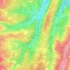 Carte topographique Le Grand Passeloup, altitude, relief