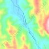 Carte topographique Fraguas (Machuca), altitude, relief