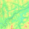 Carte topographique หาดคำ, altitude, relief