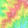 Carte topographique Les Chouettes, altitude, relief