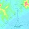 Carte topographique Bula, altitude, relief