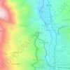 Carte topographique Pongor, altitude, relief