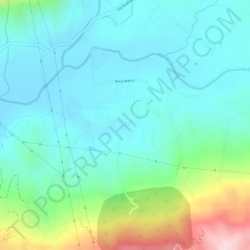 Carte topographique Pajonal, altitude, relief