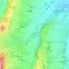 Carte topographique Touqué, altitude, relief
