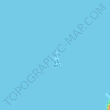 Carte topographique Estelas, altitude, relief