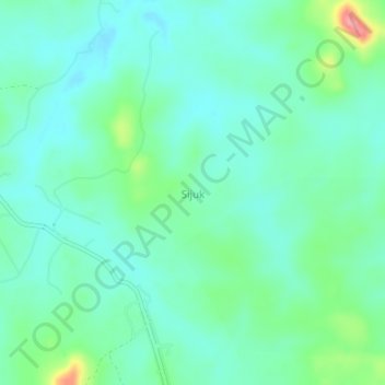 Carte topographique Sijuk, altitude, relief