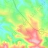 Carte topographique حوفا المزار, altitude, relief