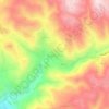 Carte topographique مشيرفة الرواشدة, altitude, relief
