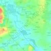 Carte topographique La Gombais, altitude, relief
