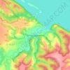 Carte topographique Балыко-Щучинка, altitude, relief