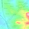 Carte topographique Muanda, altitude, relief