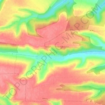 Carte topographique Făget, altitude, relief
