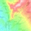 Carte topographique San Jose, altitude, relief