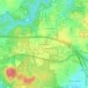 Carte topographique West Hills East, altitude, relief
