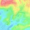 Carte topographique Akwè Djèmin, altitude, relief