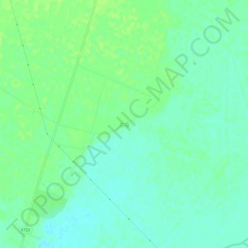 Carte topographique 兰屯, altitude, relief