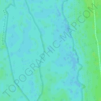 Carte topographique Welsby, altitude, relief