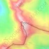 Carte topographique Голем Кораб / Maja e Korabit, altitude, relief