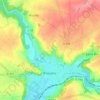 Carte topographique Les Limajauses, altitude, relief