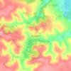 Carte topographique Лесовичи, altitude, relief