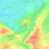 Carte topographique La Montée de l'Eau, altitude, relief