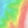 Carte topographique Station d'Oz en Oisans, altitude, relief