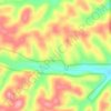 Carte topographique Shawnee State Forest, altitude, relief