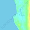 Carte topographique Ifaty, altitude, relief