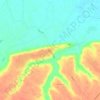 Carte topographique Dren, altitude, relief
