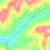 Carte topographique Denning, altitude, relief