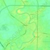 Carte topographique บ้านคลอง, altitude, relief