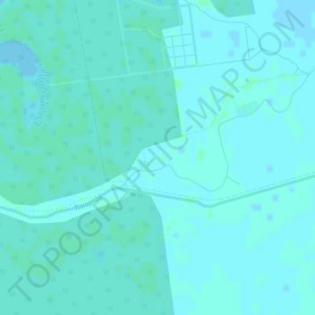 Carte topographique Siberija, altitude, relief