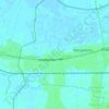 Carte topographique Krandon, altitude, relief